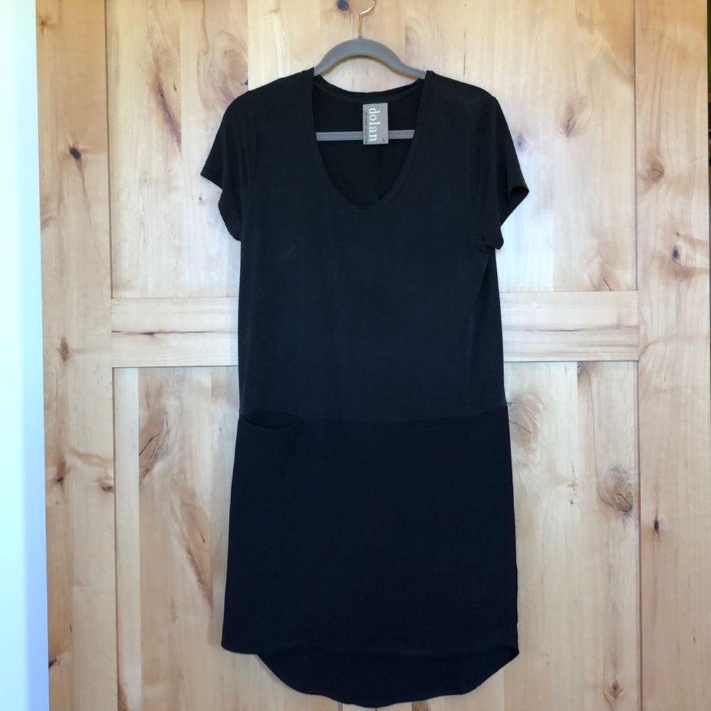 Black Dolan Mini Dress